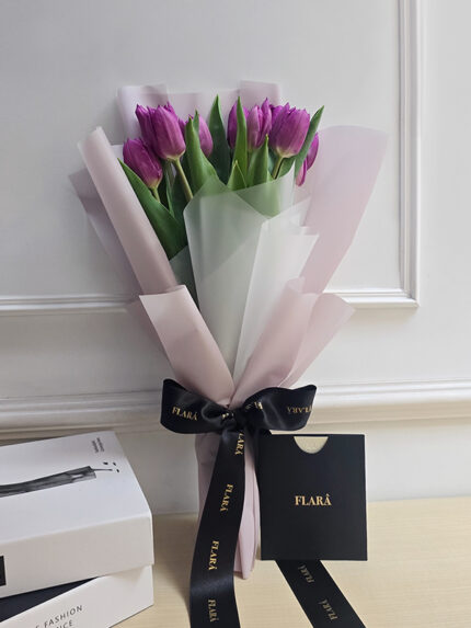 Tulipanes morados